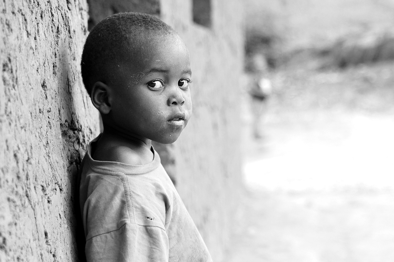 africa, children, village